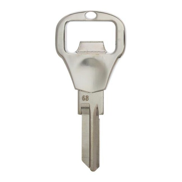 Hillman Hillman 5932066 Bottle Opener Key House & Padlock Universal Key Blank for Double Sided - Case of 4 - 5932066