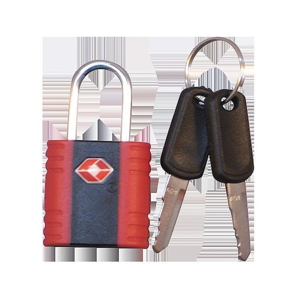 En Route Travelware En Route Travelware 140 1 x 2in. EZ Luggage Lock with Two keys - Red - 140