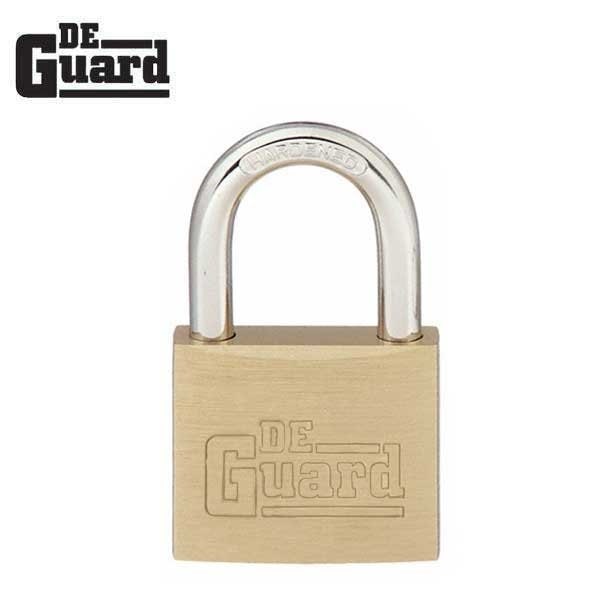 Deguard Brass Pdlock - short shackle 1- Keyed Alike No 2 - DGBPLS-KA2