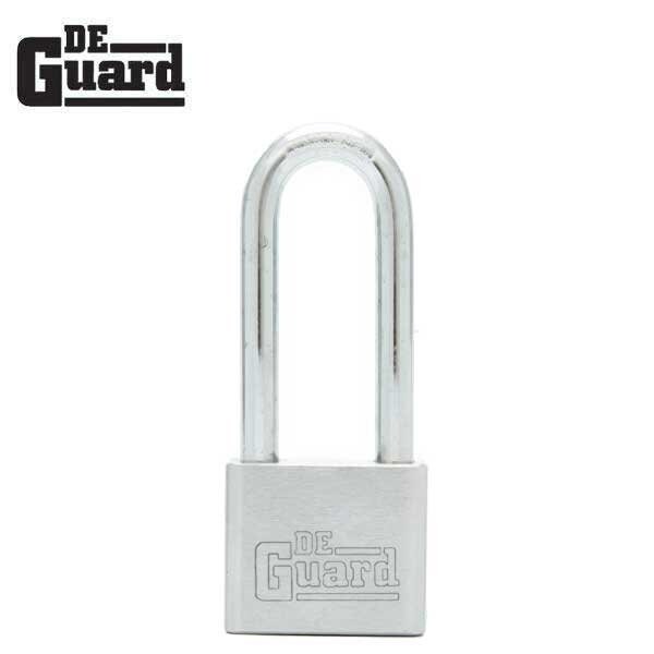 Deguard Nickel plated padlock SC1 key way short shackle 2 1/8 - Keyed Alike No 2 - DGNPPLL-KA2