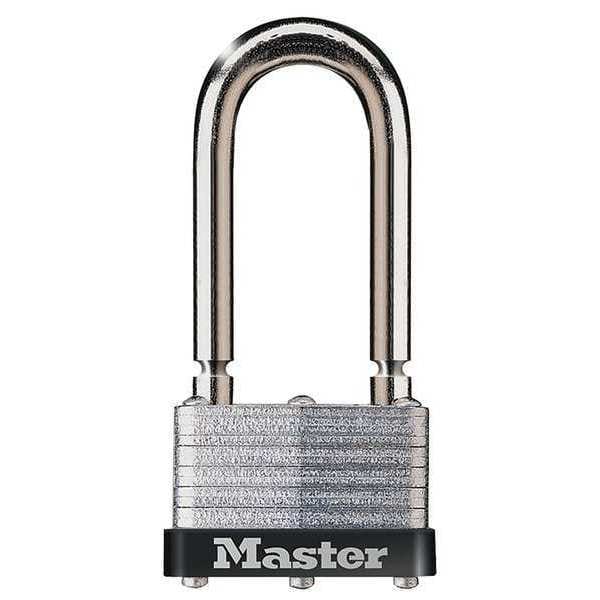 Master Lock Padlock, Keyed Alike, Breakaway Shackle, Square Steel Body, Steel Shackle, 13/16 in W - 500KABRKLH