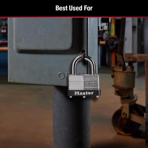 Master Lock Master Lock 1-1/16 in. H X 1-3/4 in. W X 1-3/4 in. L Laminated Steel Breakaway Warded Padlock - 500KABRK #197