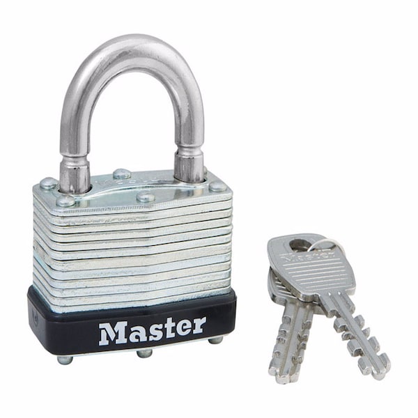 Master Lock Master Lock 1-1/16 in. H X 1-3/4 in. W X 1-3/4 in. L Laminated Steel Breakaway Warded Padlock - 500KABRK #197