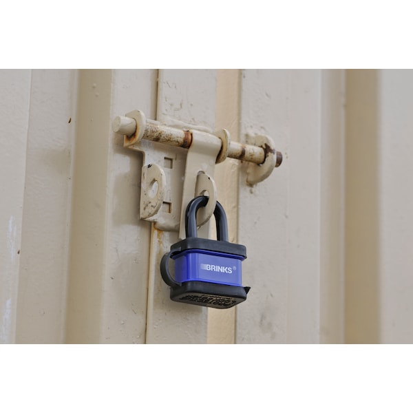 Brinks Keyed Alike Padlock, Laminated Steel, 40mm, High Security, 3 PK - 172-40351