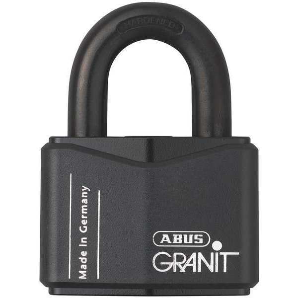 Abus Padlock, Keyed Different, Standard Shackle, Square Hardened Steel Body, Hardened Steel Shackle - 37/70 KD
