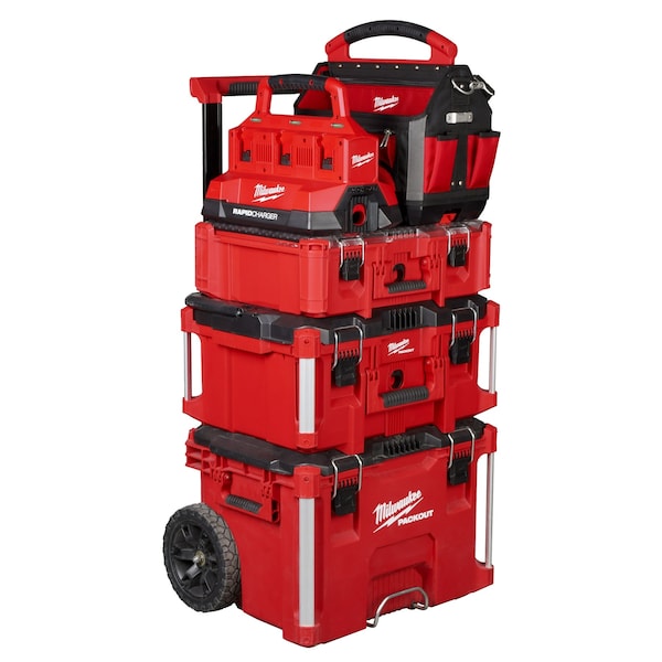 Milwaukee Tool M18 PACKOUT Six Bay Rapid Battery Charger - 48-59-1809