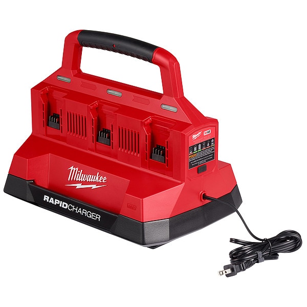Milwaukee Tool M18 PACKOUT Six Bay Rapid Battery Charger - 48-59-1809