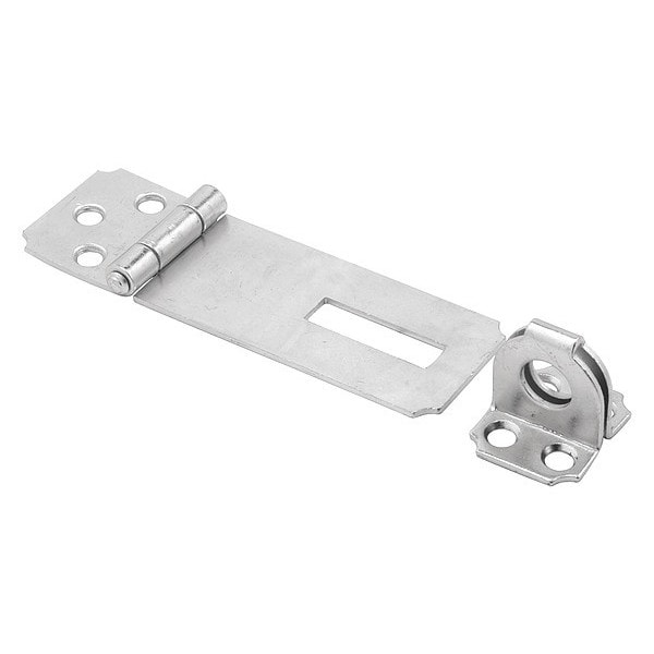 Primeline Tools Safety Hasp, 3-1/2 in., Steel Construction, Zinc Plated Finish, Fixed (Single Pack) - MP5057