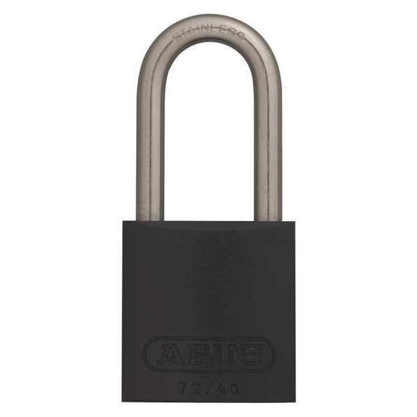 Abus KA 72 Ser Alum Lock 1-1/2 Key No.Tt03657, Aluminum Body, Hardened Steel Shackle - 72HBB/40-40KABLKTT0365