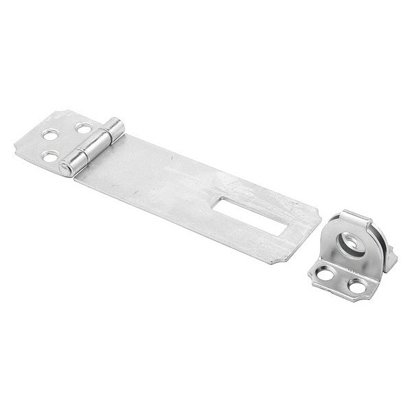 Primeline Tools Safety Hasp, 4-1/2 in., Steel Construction, Zinc Plated Finish, Fixed (Single Pack) - MP5058
