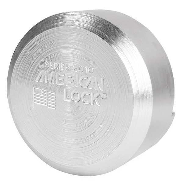 American Lock Padlock, Keyed Alike, Hidden Shackle, Round Steel Body, Boron Shackle, 1 23/32 in W - A2010KAW7000WWG