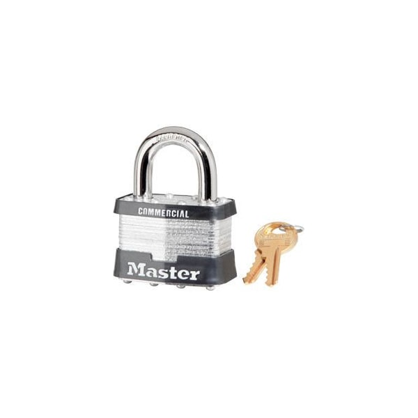 Master Lock Master Lock No 5KA Keyed Padlock  1 Shackle  Keyed Alike, PK6 - 5KA-A1421