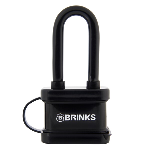 Brinks Keyed Different Padlock, Laminated Steel, 40mm, High Security Long SHKL - 172-42051