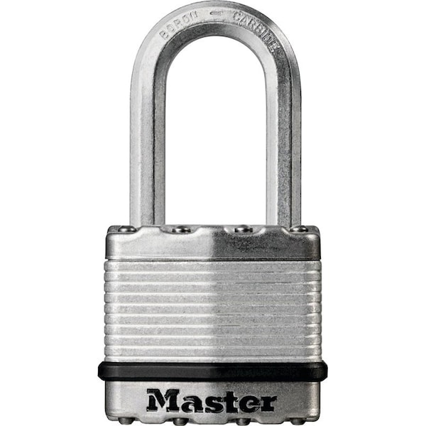 Master Lock Magnum Series Padlock, Keyed Alike Key, 5/16 in Dia Shackle, 1-1/2 in H Shackle, Zinc - M1XKADLF
