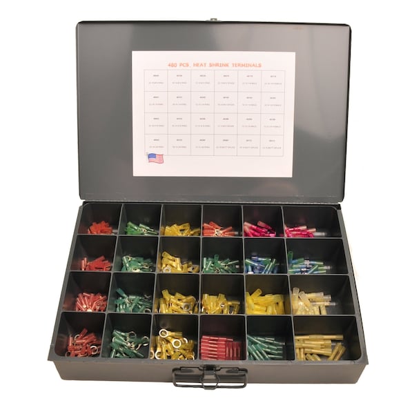 Terminal Hillsdale de 480 piezas de kit de Metal - 5990-480HSM