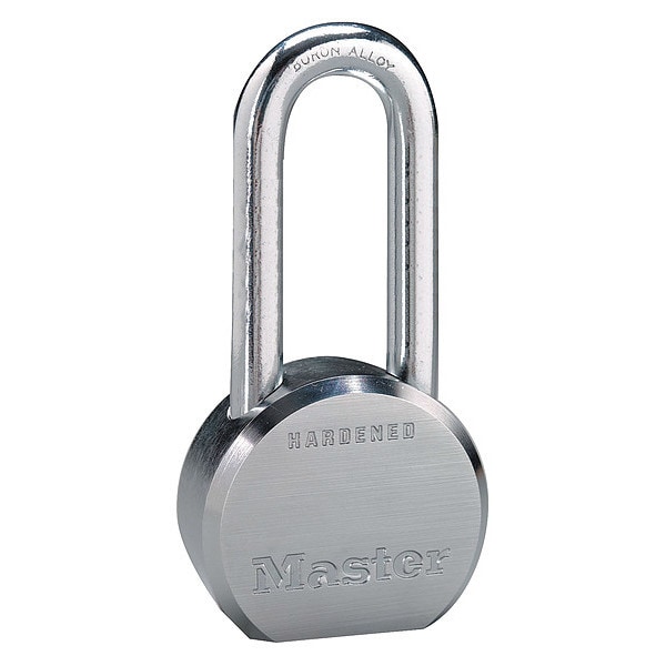 Master Lock Padlock, Keyed Alike, Standard Shackle, Round Steel Body, Boron Shackle, 7/8 in W - 6230KALHW600A