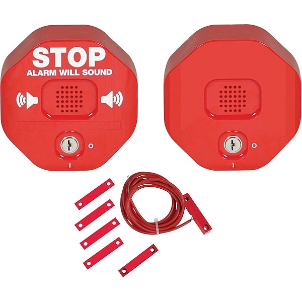 Safety Technology International Exit Alarm, Double Door, Remote Horn - STI-6404