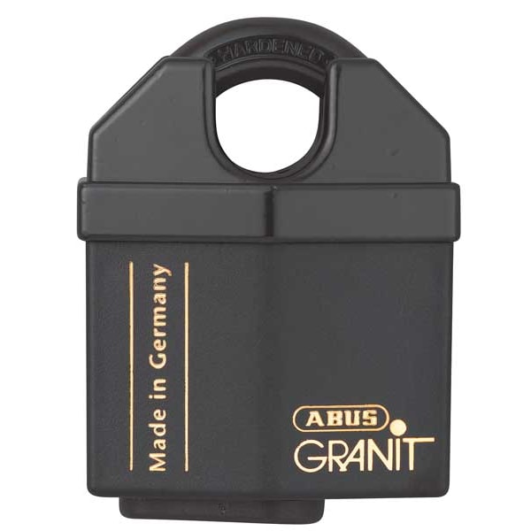 Abus Padlock, Keyed Different, Standard Shackle, Square Hardened Steel Body, Hardened Steel Shackle - 37/60 KD
