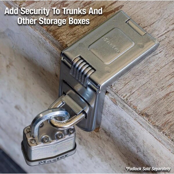 Master Lock Master Lock Bright Hardened Steel 6-1/4 in. L Fixed Staple Hasp 1 pk - 720-D