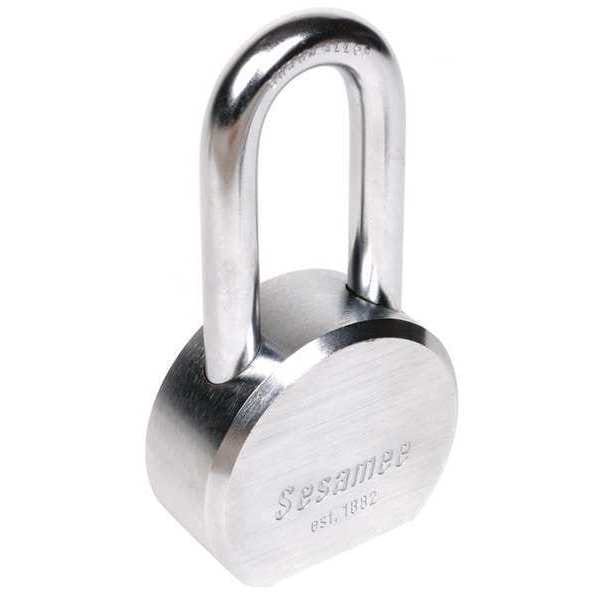 Sesamee Padlock, Keyed Alike, Standard Shackle, Steel Body, 7/8" W - 93701