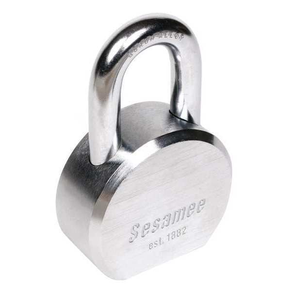 Sesamee Padlock, Keyed Alike, Standard Shackle, Steel Body, 7/8" W - 93601