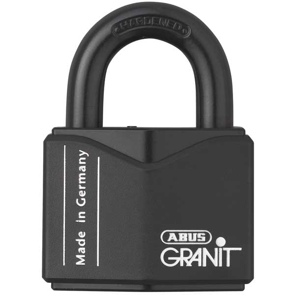 Abus Padlock, Keyed Alike, Standard Shackle, Square Hardened Steel Body, Hardened Steel Shackle - 37/55 KA