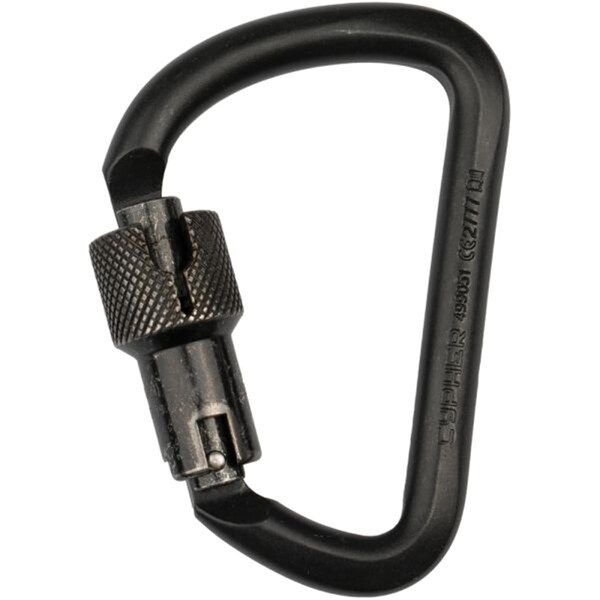 House G Series Large D TL ANSI Still Zinc Coated Steel Keylock, Black - HO3564575
