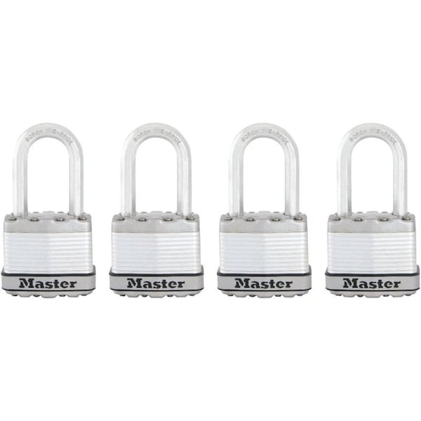 Master Lock Magnum Series Padlock, Keyed Alike Key, 516 in Dia Shackle, 112 in H Shackle - M1XQLF