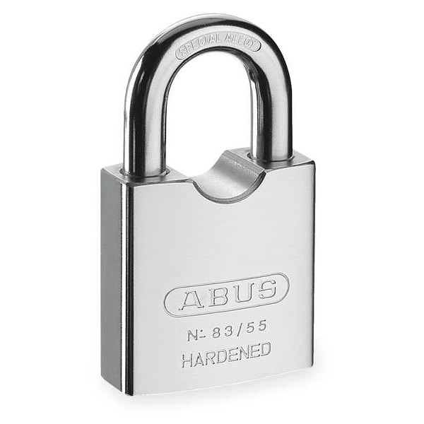 Abus Padlock, Keyed Alike, Standard Shackle, Square Hardened Steel Body, Hardened Steel Shackle - 83/55 RK KA-300