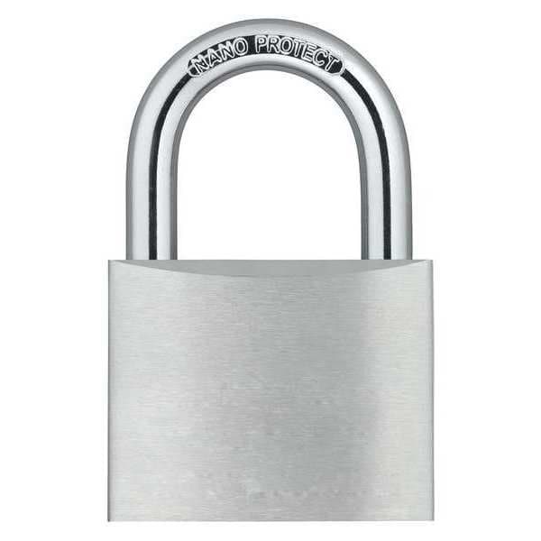 Zoro Select Padlock, Keyed Different, Standard Shackle, Rectangular Aluminum Body, Hardened Steel Shackle - 48JP96