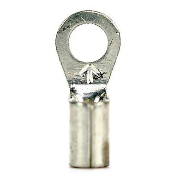 Terminal de anillo no aislado de 4 AWG 3/8" 200 piezas
