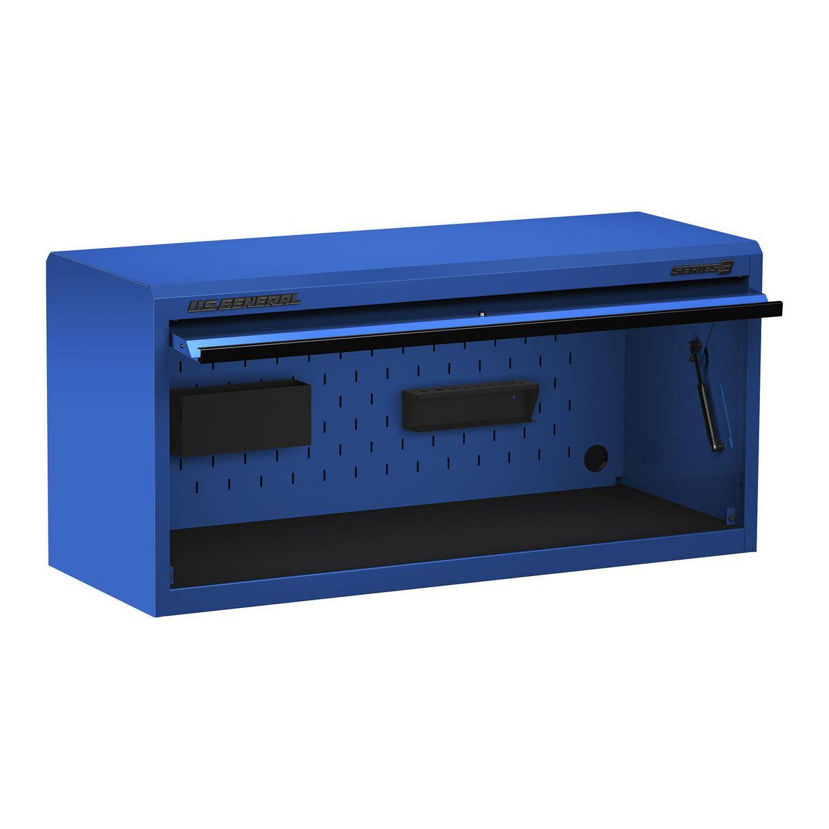 General de EE. UU. 56 pulgadas x 22 pulgadas. Hutch de Centro de Trabajo, Serie 3, Azul - 70396