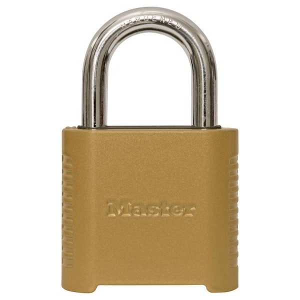 Master Lock Master Lock 1.13 in. H X 2 in. W X 6.56 in. L Steel 4-Dial Combination Combination Padlock - 875D