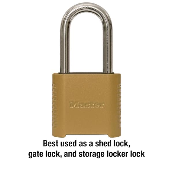 Master Lock Master Lock 1.13 in. H X 2 in. W X 6.5 in. L Steel 4-Digit Combination Combination Padlock - 875DLH