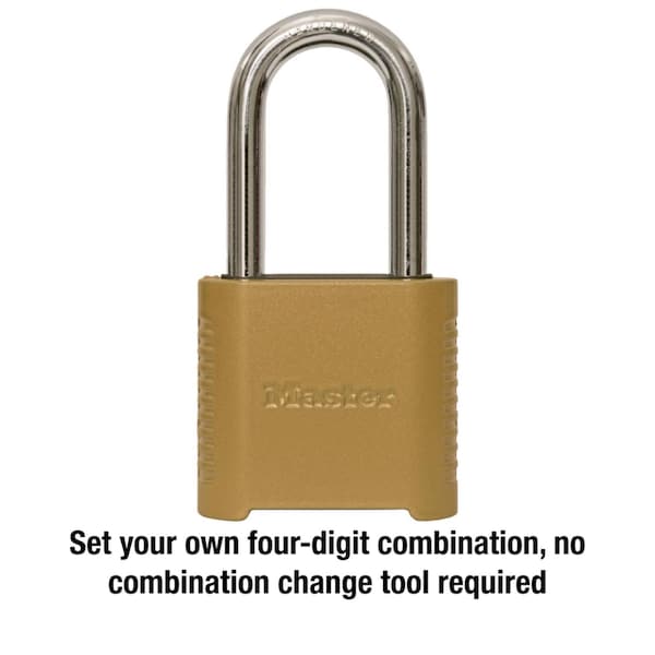 Master Lock Master Lock 1.13 in. H X 2 in. W X 6.5 in. L Steel 4-Digit Combination Combination Padlock - 875DLH