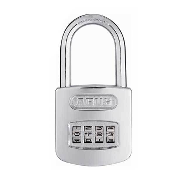 Abus Abus: 160/50HB50 C Steel/Chrome 4-Dial Resettable w/ 2" shackle - ABS-12812