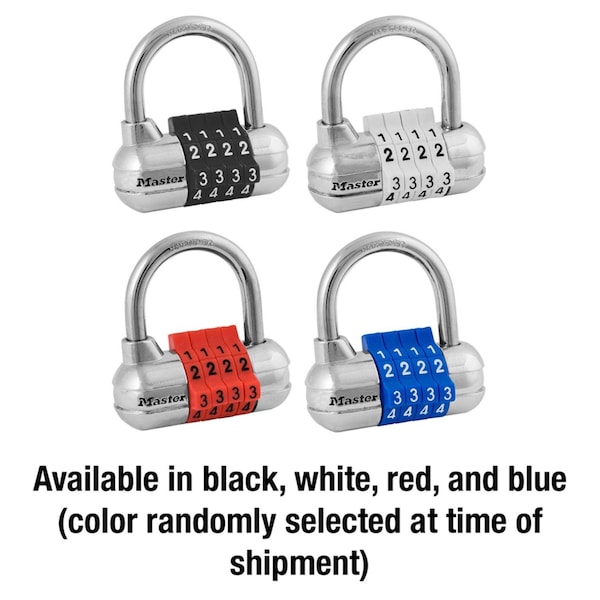 Master Lock Master Lock 2 1/2 in. W Hardened Steel 4-Digit Combination Combination Padlock - 1523D