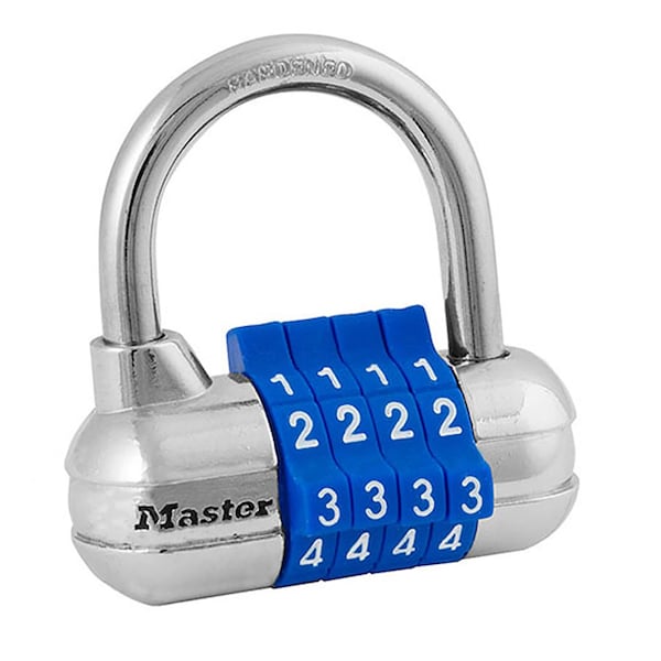 Master Lock Master Lock 2 1/2 in. W Hardened Steel 4-Digit Combination Combination Padlock - 1523D