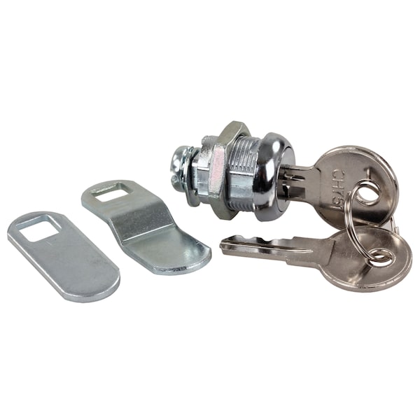 Jr Products JR Products 00305 Standard Compartment Door Key Lock - 5/8" - 00305