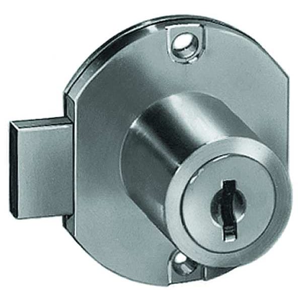 Compx National Cabinet and Drawer Dead Bolt Locks, Brass, 15/16" For Door Thickness, 2 Number of Keys - C8704-KD-3