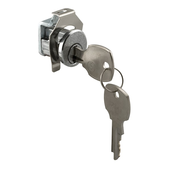 Prime-Line 5-Pin Tumbler Diecast Nickel-Plated Mailbox Lock, Florence - S 4315