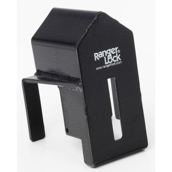 Ranger Lock Padlock Guard, Hardened Steel, Blk, 7"L - RGUN-00
