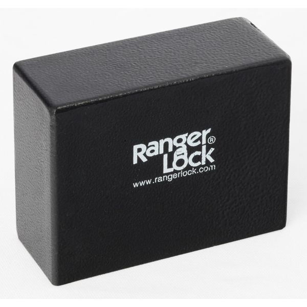 Ranger Lock Padlock Guard, Hardened Steel, Blk, 3"L - RGCJ-00