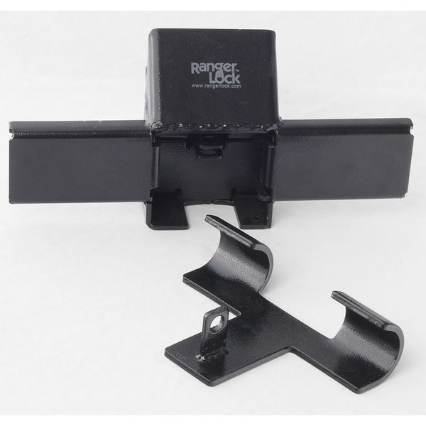 Ranger Lock Padlock Guard, Hardened Steel, Blk, 12"L - RDDC-00
