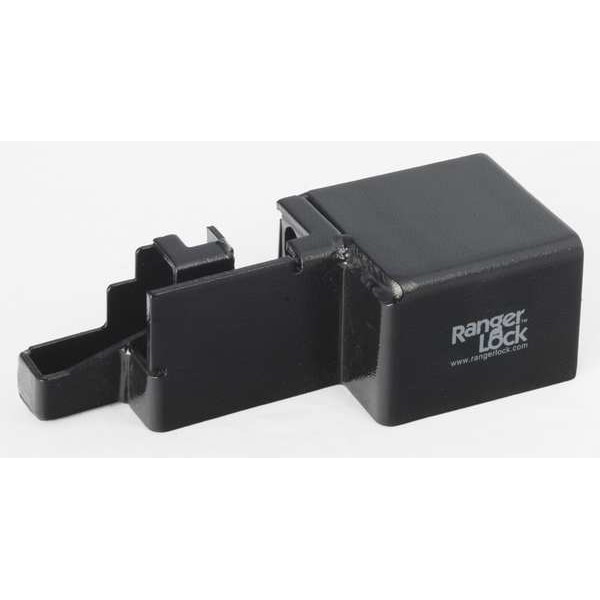Ranger Lock Padlock Guard, Hardened Steel, Blk, 10"L - RGRU-00