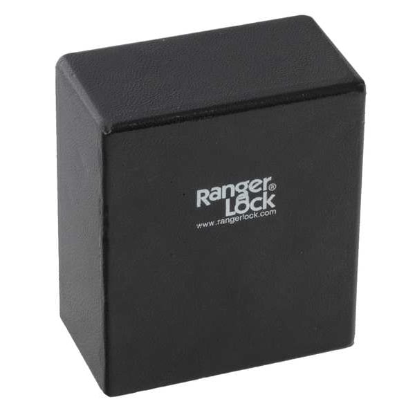 Ranger Lock Padlock Guard, Hardened Steel, Blk, 5-1/4"L - RGCS-00