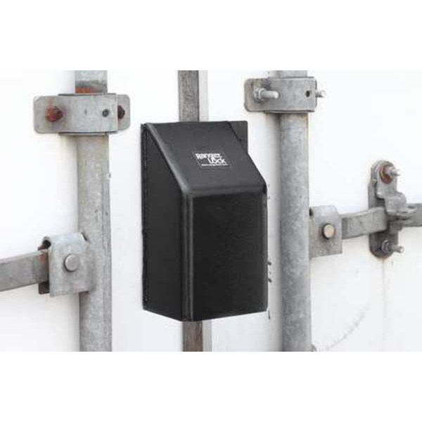 Ranger Lock Padlock Guard, Hardened Steel, Blk, 4"L - RGLB-1L-USA
