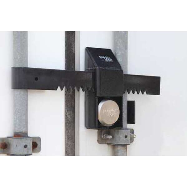 Ranger Lock Padlock Guard, Hardened Steel, Blk, 15"L - RDPO-HP
