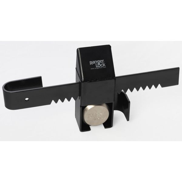 Ranger Lock Padlock Guard, Hardened Steel, Blk, 15"L - RDPO-HP