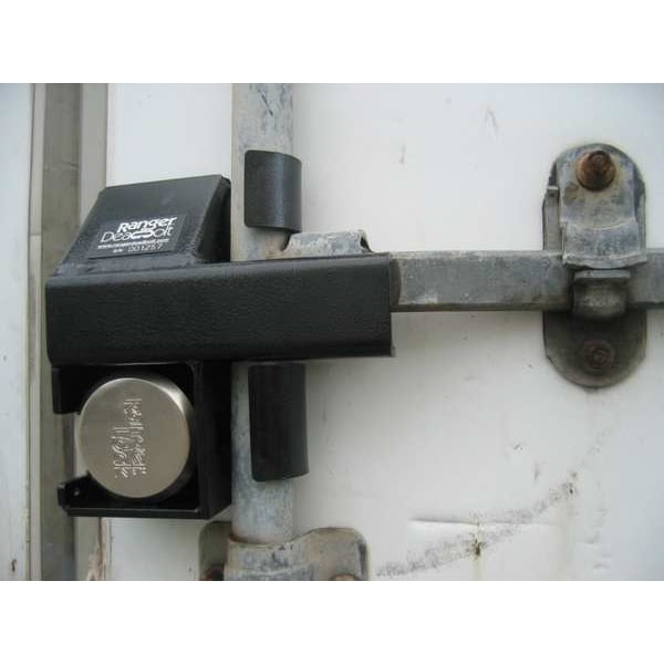 Ranger Lock Padlock Guard, Hardened Steel, Blk, 9"L - RDSC-00